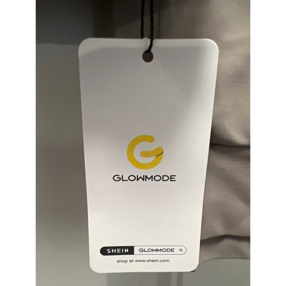 NWT SHEIN Glowmode Women’s Athletic Stretch Comfort Full Zip Jacket Size S Beige - Picture 4 of 6